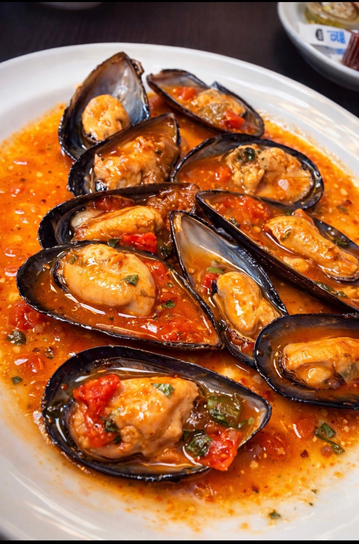Mejillones picantes caseros